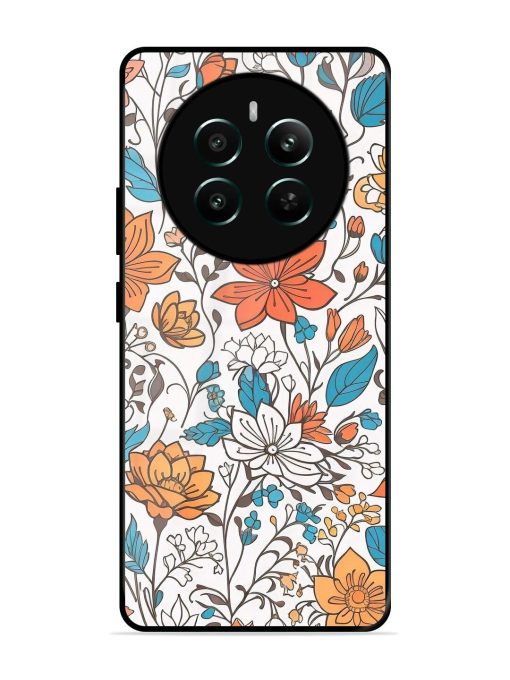 Floral Symphony Glossy Soft Edge Case for Realme 12 Plus (5G) Chachhi