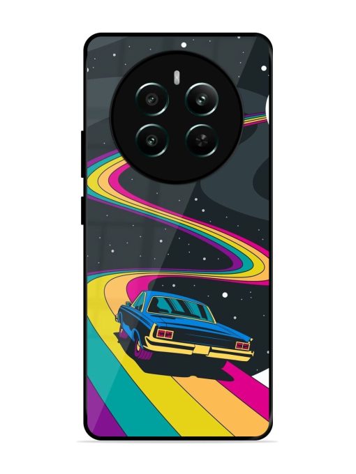 Rainbow Road Glossy Soft Edge Case for Realme 12 Plus (5G) Chachhi