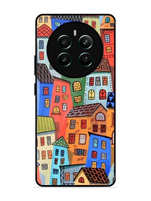 Rainbow House Glossy Soft Edge Case for Realme 12 Plus (5G) Chachhi