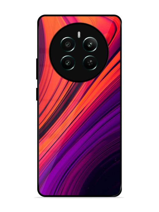 Crimson Curls Glossy Soft Edge Case for Realme 12 Plus (5G) Chachhi