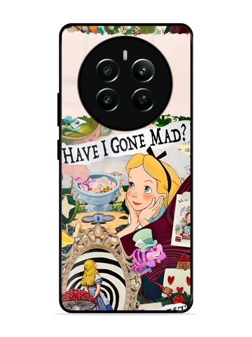 Mad Hatter'S Collage Glossy Soft Edge Case for Realme 12 Plus (5G) Chachhi