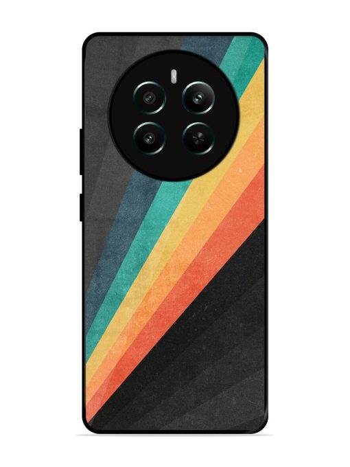 Retro Spectrum Glossy Soft Edge Case for Realme 12 Plus (5G) Chachhi