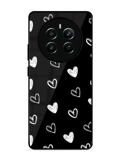 Scattered Hearts Glossy Soft Edge Case for Realme 12 Plus (5G)