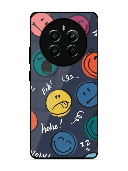 Emoticon Parade Glossy Soft Edge Case for Realme 12 Plus (5G)