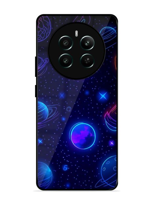 Neon Cosmos Glossy Soft Edge Case for Realme 12 Plus (5G) Chachhi