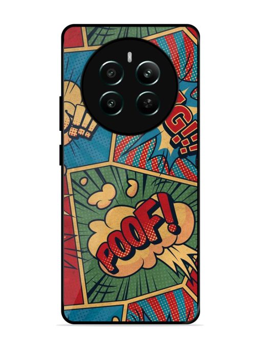 Comic Book Chaos Glossy Soft Edge Case for Realme 12 Plus (5G) Chachhi