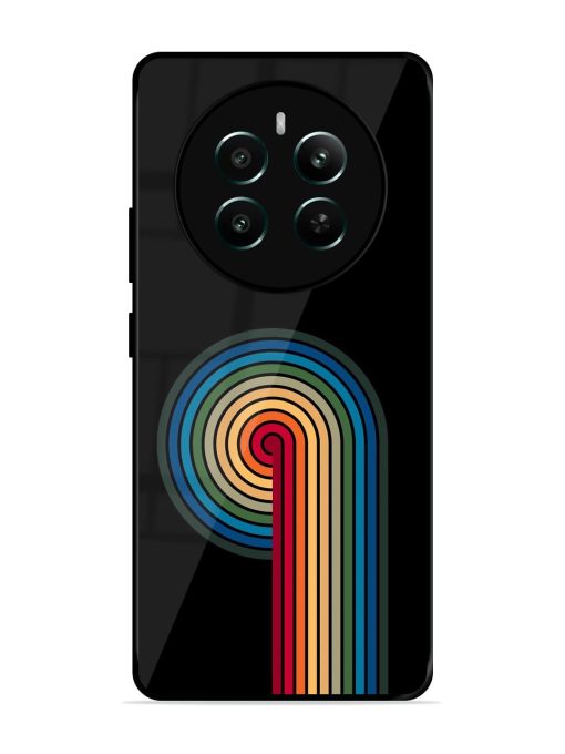 Rainbow Ripple Glossy Soft Edge Case for Realme 12 Plus (5G)