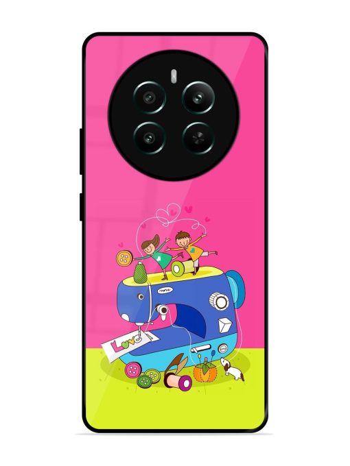 Sew Cute Glossy Soft Edge Case for Realme 12 Plus (5G) Chachhi