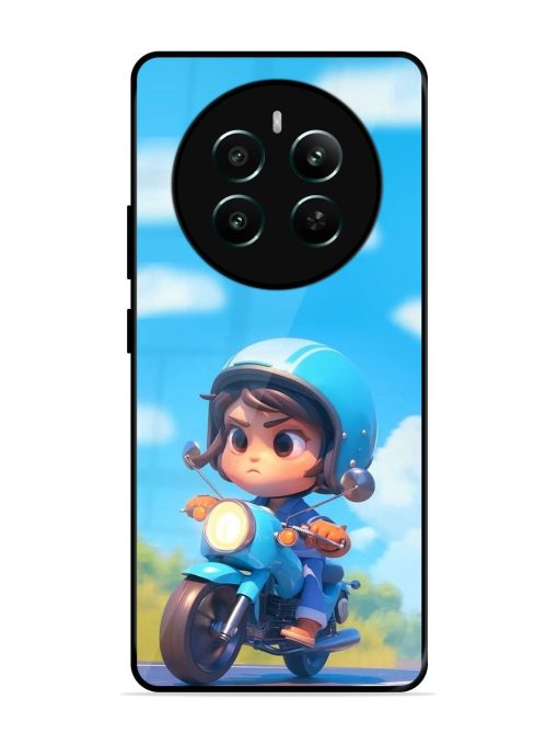 Little Rider Glossy Soft Edge Case for Realme 12 Plus (5G) Chachhi