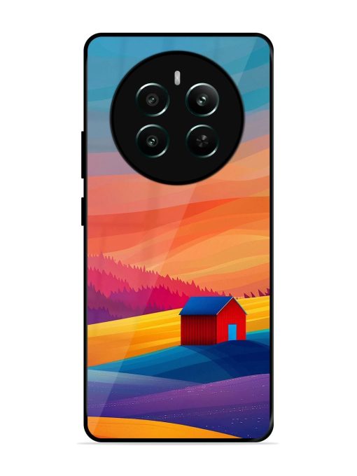 Sunset Solitude Glossy Soft Edge Case for Realme 12 Plus (5G) Chachhi