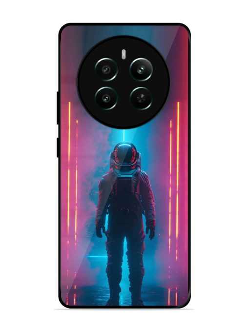 Neon Astronaut Glossy Soft Edge Case for Realme 12 Plus (5G) Chachhi