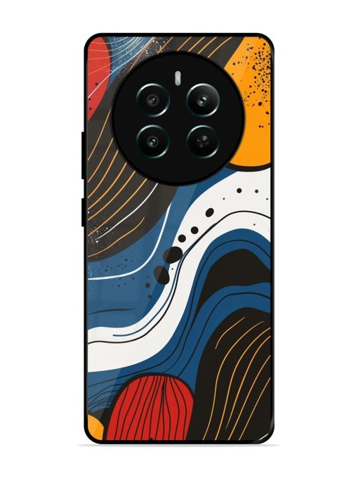 Abstract Expression Glossy Soft Edge Case for Realme 12 Plus (5G) Chachhi