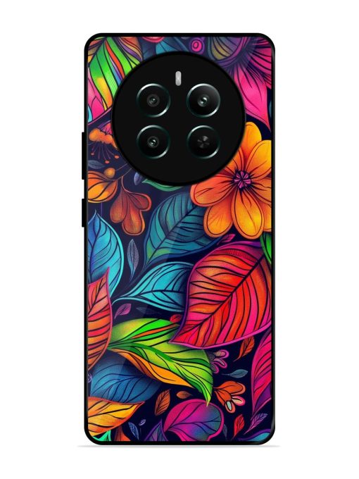 Rainbow Of Blooms Glossy Soft Edge Case for Realme 12 Plus (5G) Chachhi