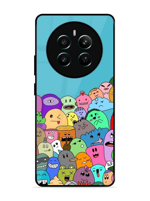 Monster Mash Glossy Soft Edge Case for Realme 12 Plus (5G) Chachhi