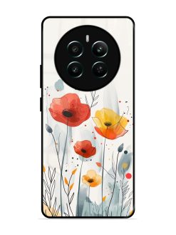 Poppy Fields Glossy Soft Edge Case for Realme 12 Plus (5G)