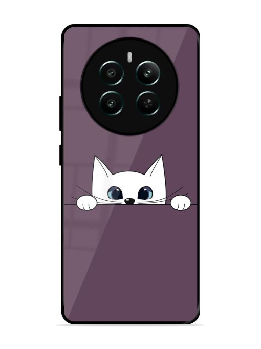 Peek-A-Boo Kitty Glossy Soft Edge Case for Realme 12 Plus (5G) Chachhi