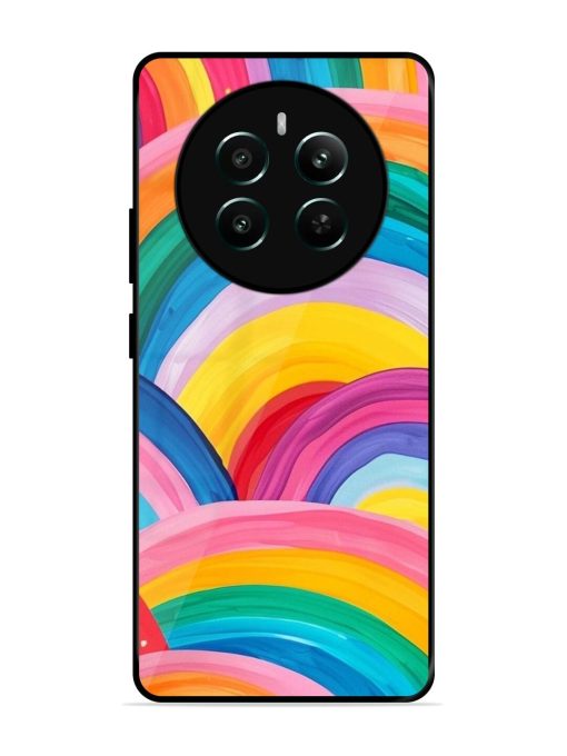 Rainbow Cascade Glossy Soft Edge Case for Realme 12 Plus (5G) Chachhi