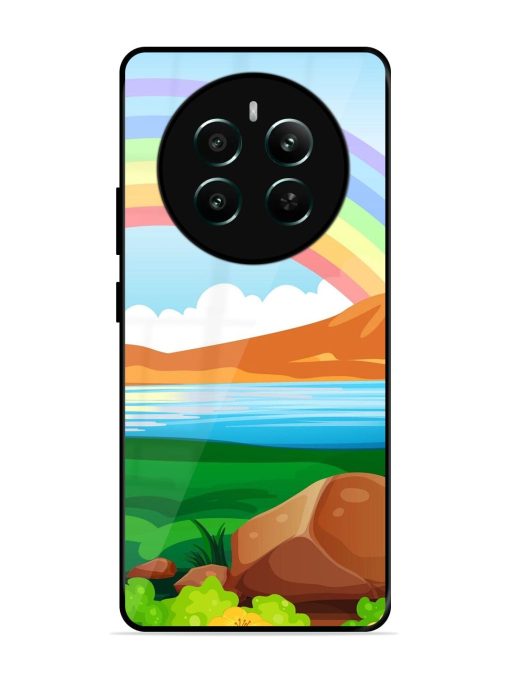 Rainbow Over The Lake Glossy Soft Edge Case for Realme 12 Plus (5G) Chachhi