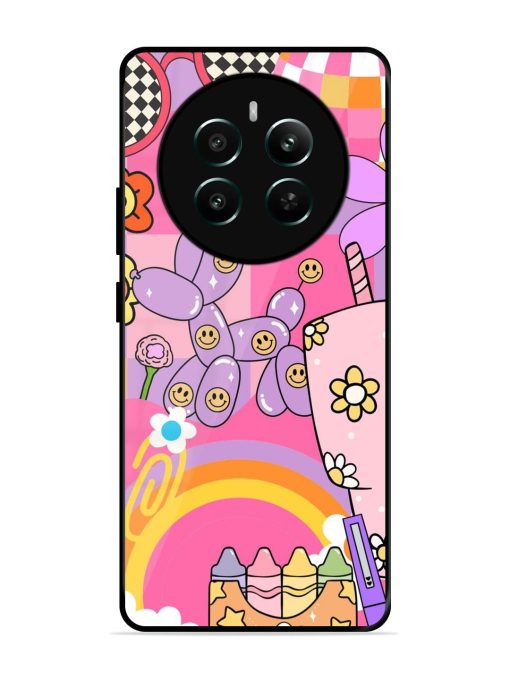 Whimsical Y2K Chaos Glossy Soft Edge Case for Realme 12 Plus (5G) Chachhi