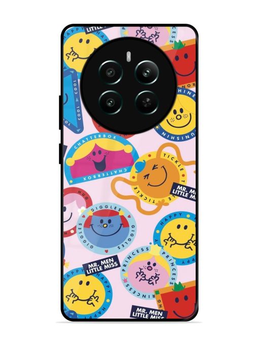 Whimsical Mr. Men & Little Miss Glossy Soft Edge Case for Realme 12 Plus (5G) Chachhi