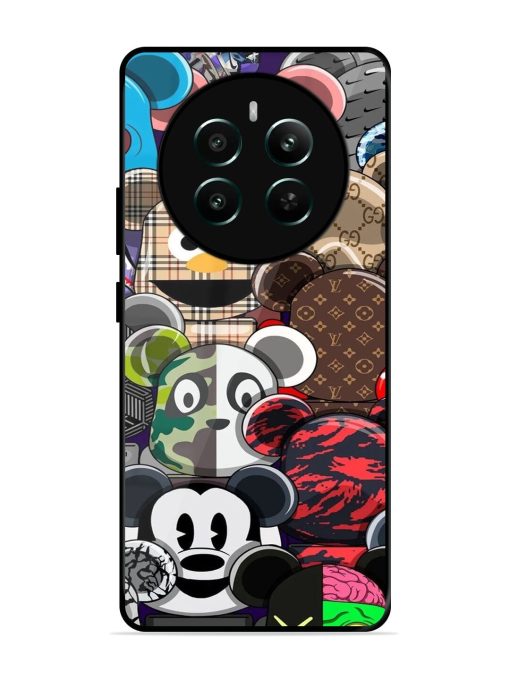 Streetwear Bearbrick Extravaganza Glossy Soft Edge Case for Realme 12 Plus (5G) Chachhi