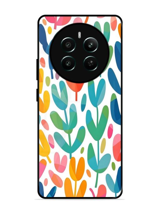 Rainbow Of Blooms Glossy Soft Edge Case for Realme 12 Plus (5G) Chachhi