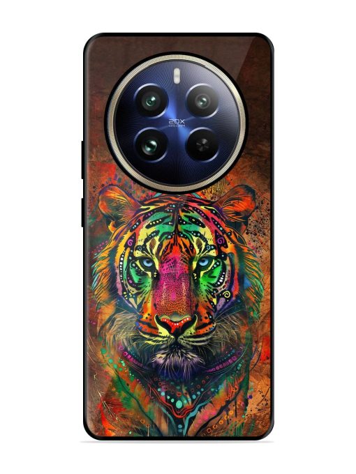 Cosmic Tiger Glossy Soft Edge Case for Realme 12 Pro (5G) Chachhi