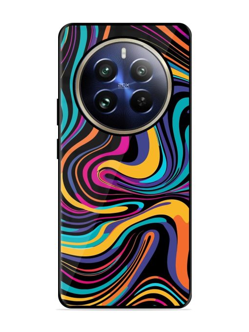 Psychedelic Swirl Glossy Soft Edge Case for Realme 12 Pro (5G) Chachhi