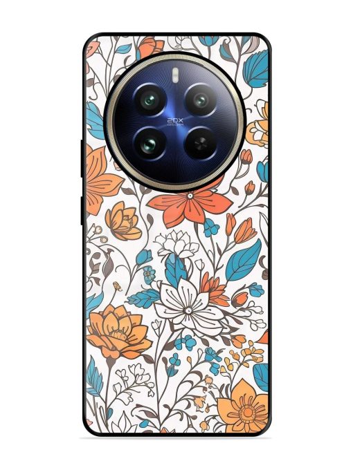 Floral Symphony Glossy Soft Edge Case for Realme 12 Pro (5G) Chachhi