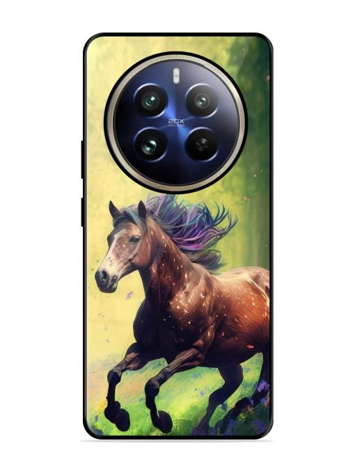 Enchanted Gallop Glossy Soft Edge Case for Realme 12 Pro (5G) Chachhi