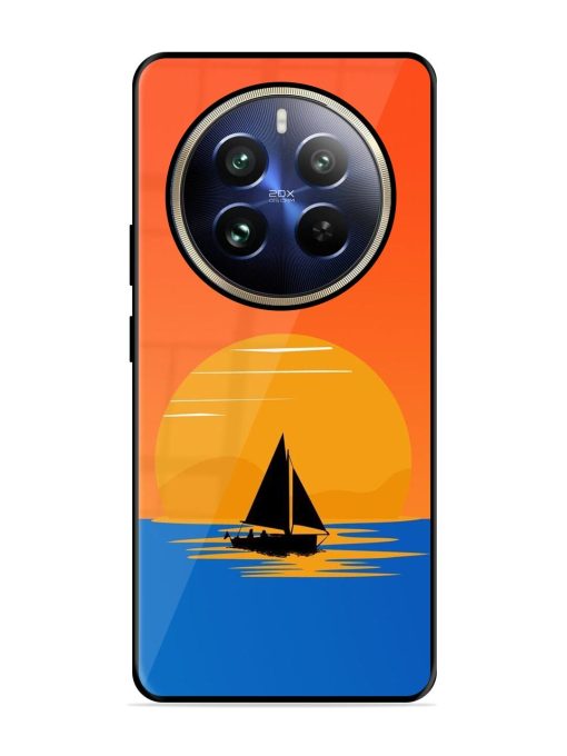 Sunset Sail Glossy Soft Edge Case for Realme 12 Pro (5G) Chachhi