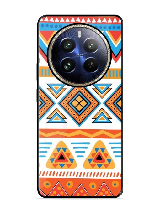 Vibrant Tribal Pattern Glossy Soft Edge Case for Realme 12 Pro (5G) Chachhi