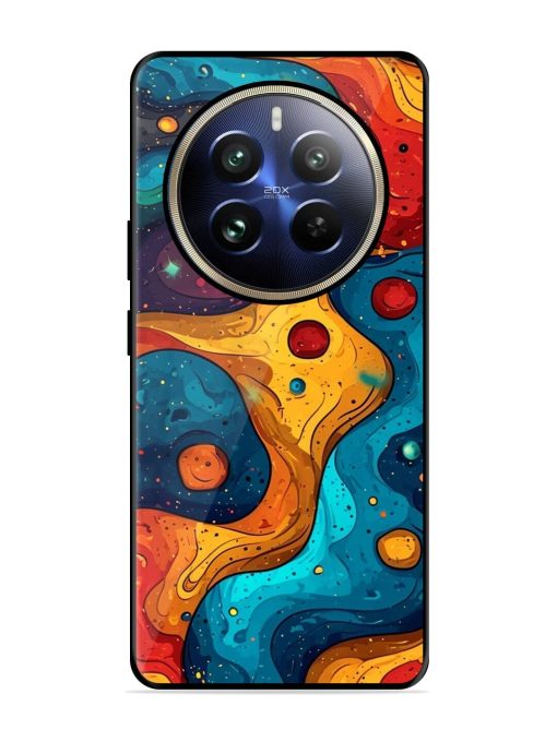 Cosmic Swirl Glossy Soft Edge Case for Realme 12 Pro (5G) Chachhi