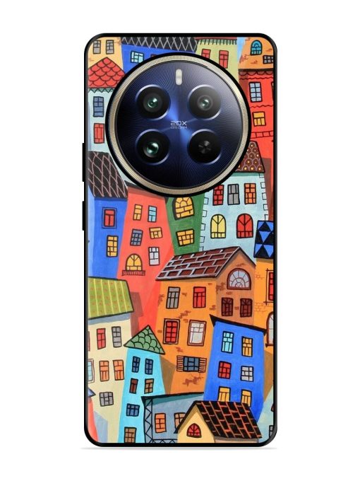 Rainbow House Glossy Soft Edge Case for Realme 12 Pro (5G) Chachhi