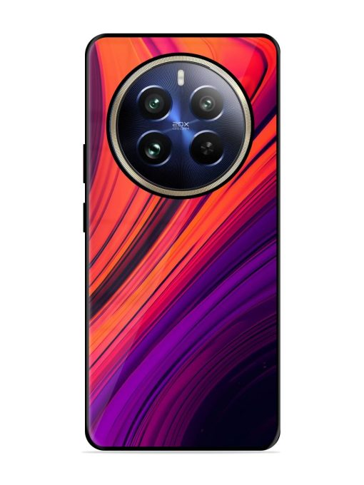 Crimson Curls Glossy Soft Edge Case for Realme 12 Pro (5G) Chachhi