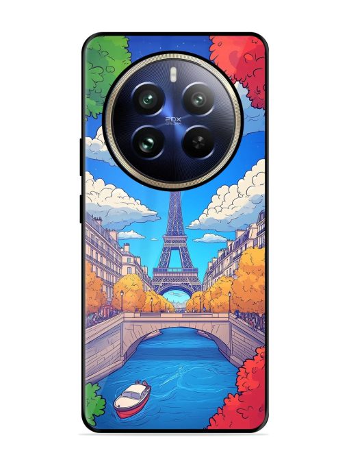 Parisian Panorama Glossy Soft Edge Case for Realme 12 Pro (5G) Chachhi