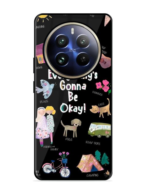 Everything'S Gonna Be Okay Glossy Soft Edge Case for Realme 12 Pro (5G) Chachhi