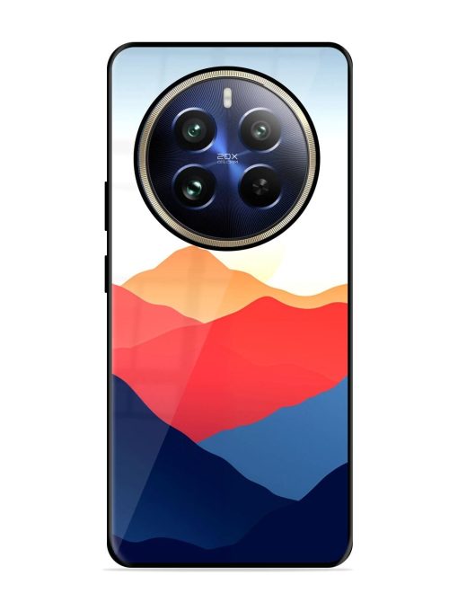 Sunset Peaks Glossy Soft Edge Case for Realme 12 Pro (5G) Chachhi