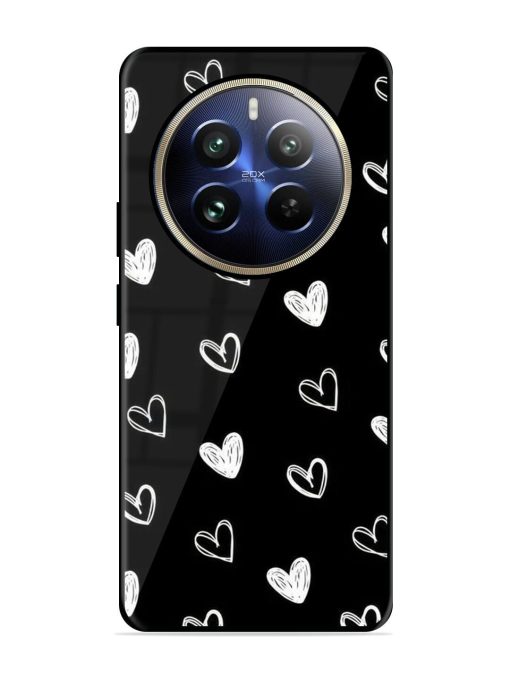 Scattered Hearts Glossy Soft Edge Case for Realme 12 Pro (5G) Chachhi