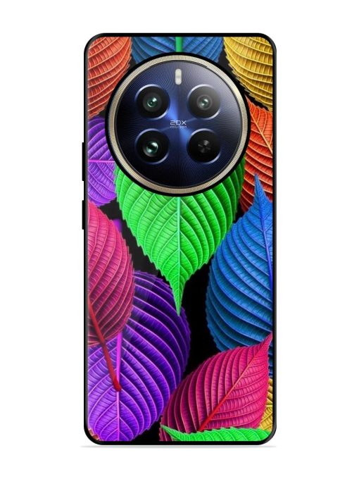 Rainbow Leaf Symphony Glossy Soft Edge Case for Realme 12 Pro (5G) Chachhi