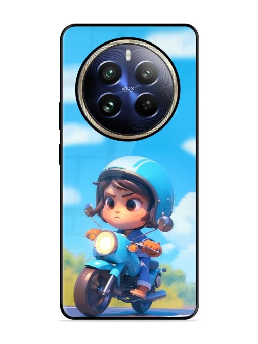 Little Rider Glossy Soft Edge Case for Realme 12 Pro (5G) Chachhi