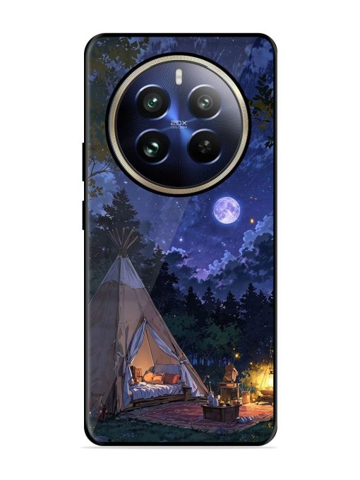 Moonlight Camping Glossy Soft Edge Case for Realme 12 Pro (5G) Chachhi