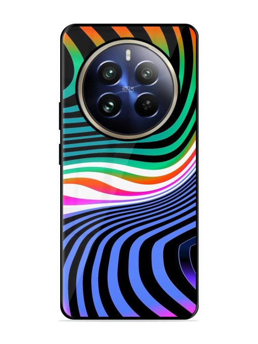 Psychedelic Waves Glossy Soft Edge Case for Realme 12 Pro (5G)