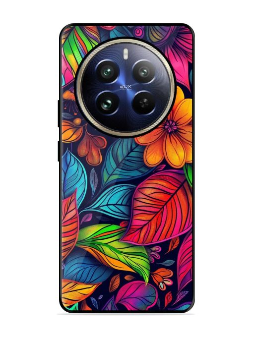 Rainbow Of Blooms Glossy Soft Edge Case for Realme 12 Pro (5G) Chachhi