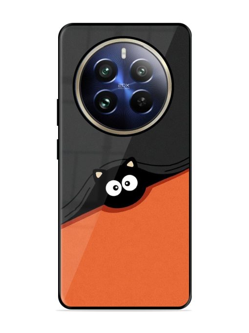 Peek-A-Boo Kitty Glossy Soft Edge Case for Realme 12 Pro (5G) Chachhi