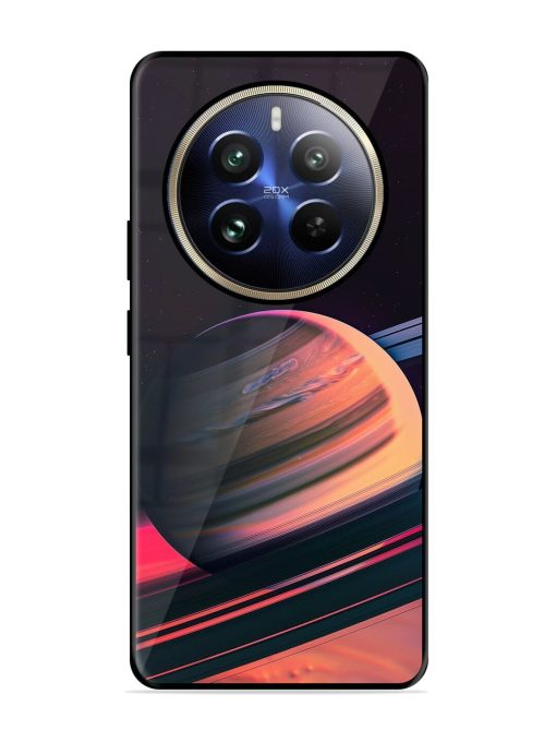 Neon Saturn Glossy Soft Edge Case for Realme 12 Pro (5G) Chachhi