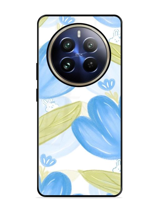 Bunny'S Blue Garden Glossy Soft Edge Case for Realme 12 Pro (5G) Chachhi