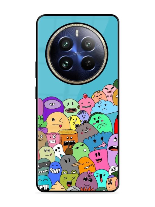 Monster Mash Glossy Soft Edge Case for Realme 12 Pro (5G) Chachhi