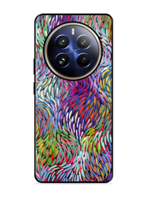 Vibrant Waves Glossy Soft Edge Case for Realme 12 Pro (5G) Chachhi