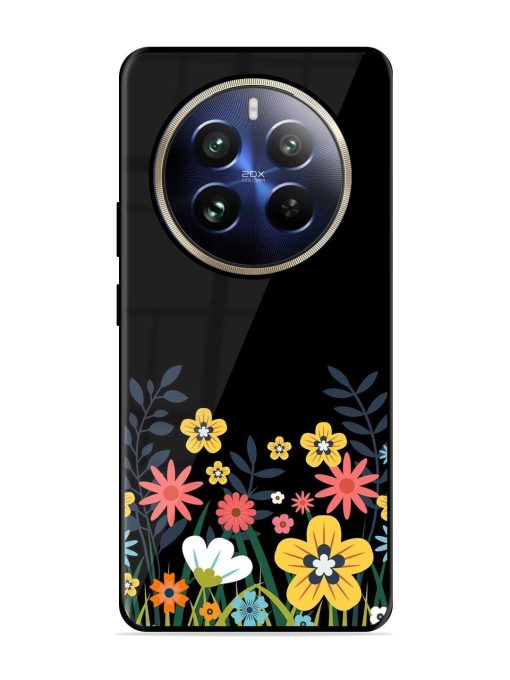 Floral Night Sky Glossy Soft Edge Case for Realme 12 Pro (5G) Chachhi